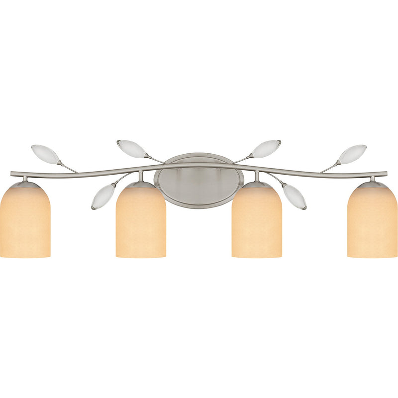 Quoizel ULY8634BN Four Light Bath, Brushed Nickel