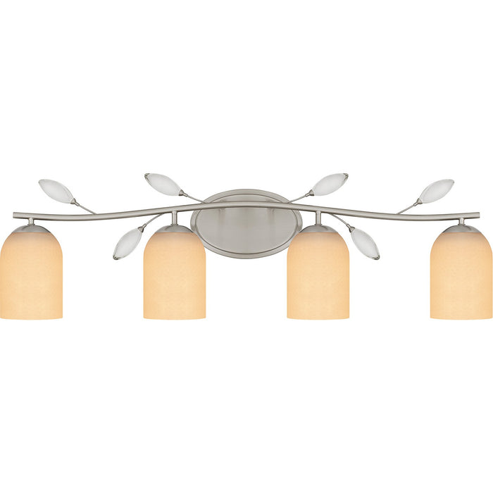 Quoizel ULY8634BN Four Light Bath, Brushed Nickel