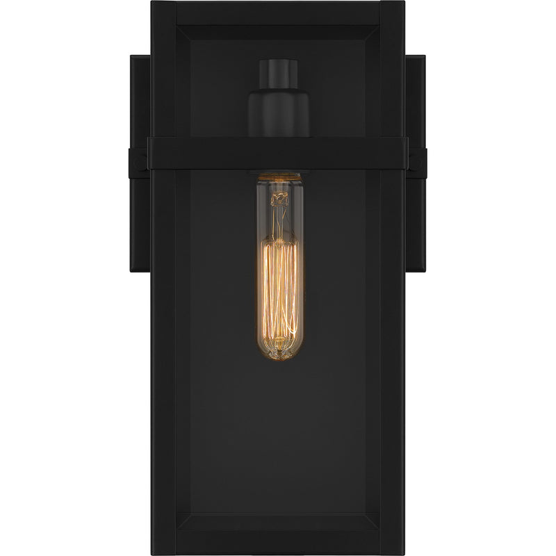 Quoizel VSA8306MBK One Light Outdoor Wall Mount, Matte Black