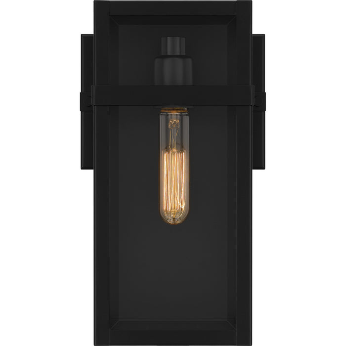 Quoizel VSA8306MBK One Light Outdoor Wall Mount, Matte Black