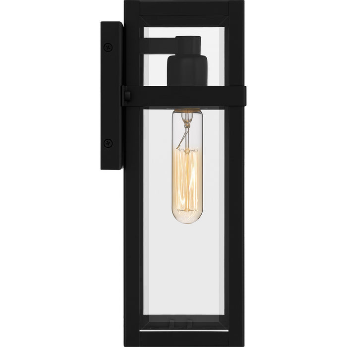 Quoizel VSA8306MBK One Light Outdoor Wall Mount, Matte Black