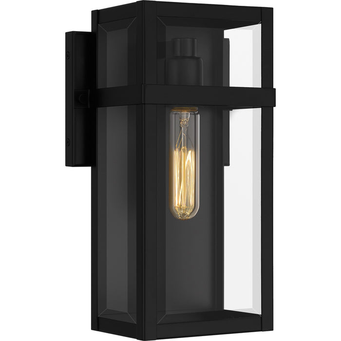 Quoizel VSA8306MBK One Light Outdoor Wall Mount, Matte Black