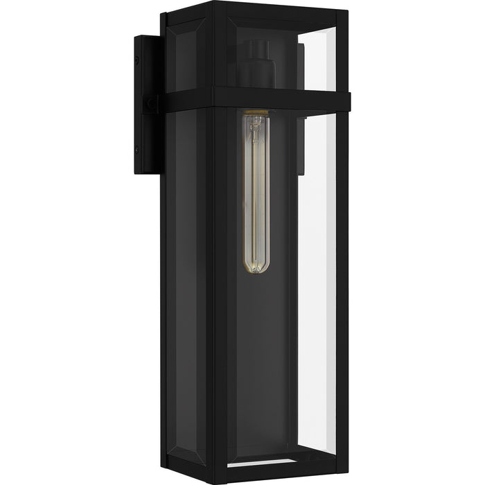 Quoizel VSA8406MBK One Light Outdoor Wall Mount, Matte Black