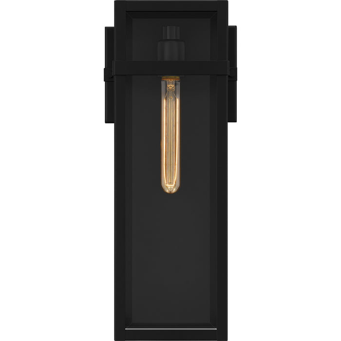 Quoizel VSA8406MBK One Light Outdoor Wall Mount, Matte Black