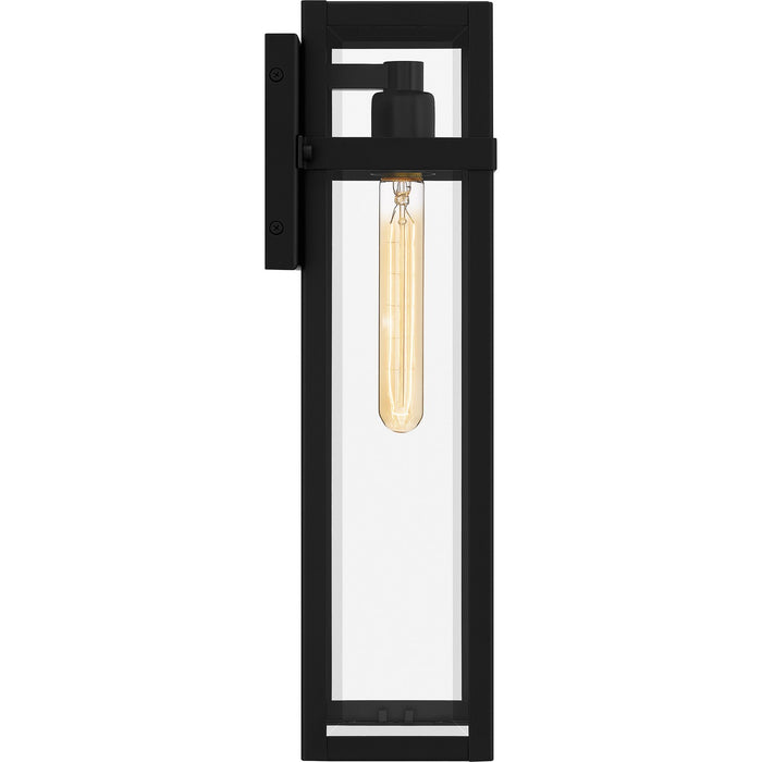 Quoizel VSA8406MBK One Light Outdoor Wall Mount, Matte Black
