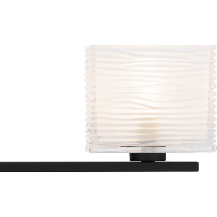 Quoizel WCP8604MBK Four Light Bath, Matte Black