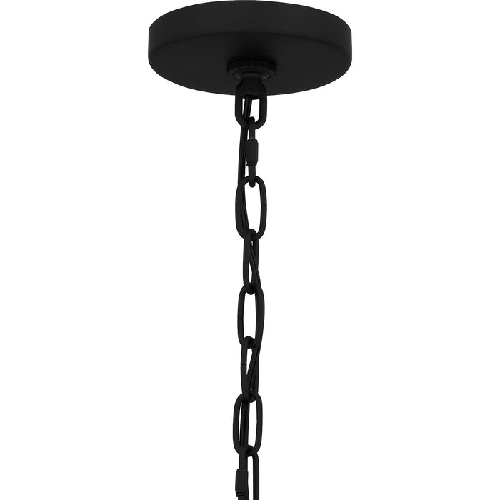 Quoizel WIL5027MBK Five Light Chandelier, Matte Black