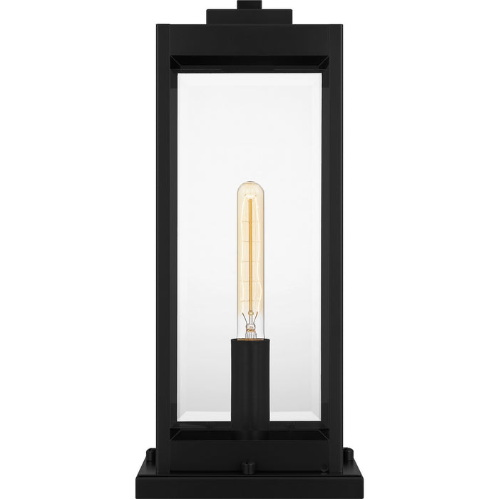 Quoizel WVR9107EK One Light Outdoor Pier Base, Earth Black