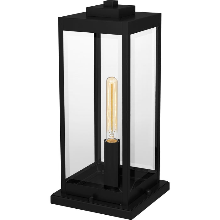 Quoizel WVR9107EK One Light Outdoor Pier Base, Earth Black