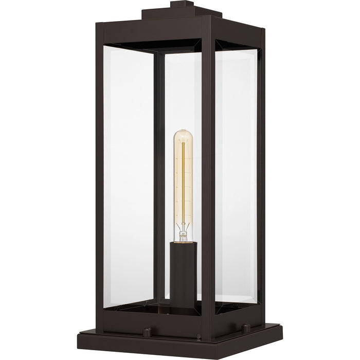 Quoizel WVR9107WT One Light Outdoor Pier Base, Western Bronze