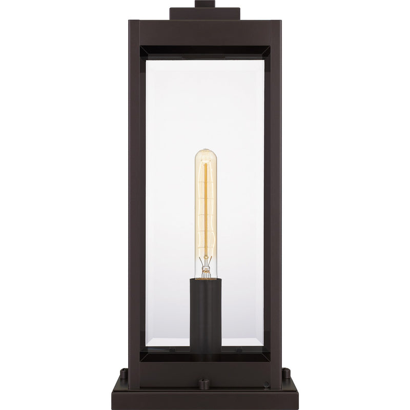 Quoizel WVR9107WT One Light Outdoor Pier Base, Western Bronze