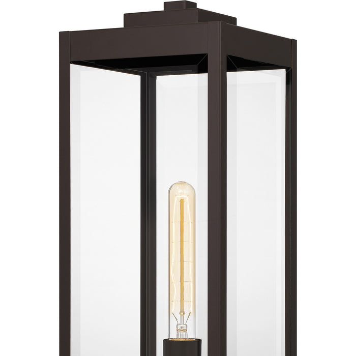 Quoizel WVR9107WT One Light Outdoor Pier Base, Western Bronze