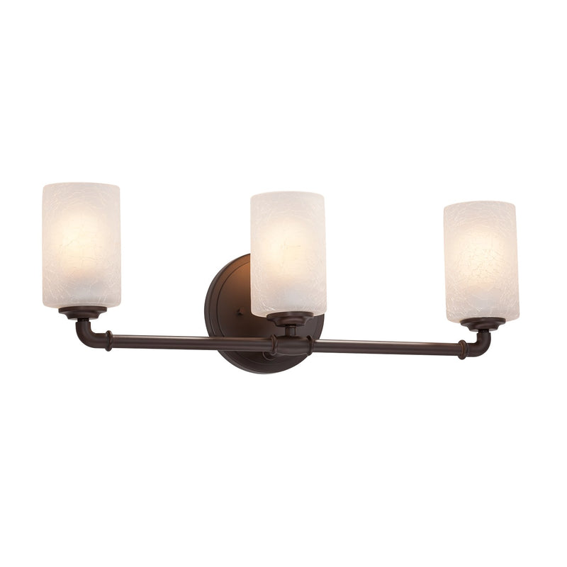Justice Designs FSN-8463-10-FRCR-DBRZ-LED3-2100 LED Bath Bar, Dark Bronze