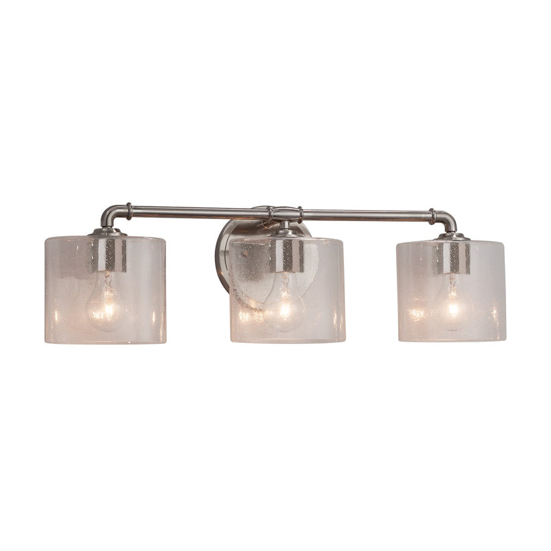 Justice Designs FSN-8463-30-SEED-NCKL-LED3-2100 LED Bath Bar, Brushed Nickel