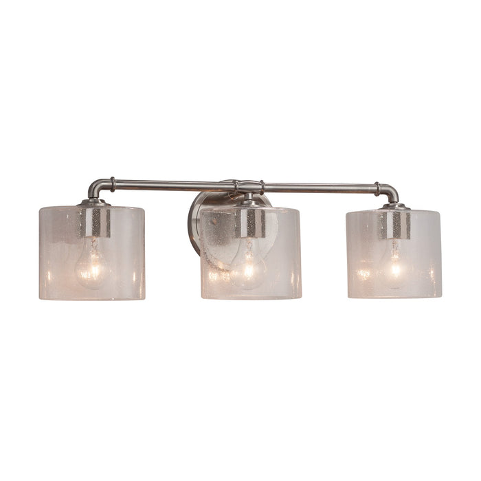 Justice Designs FSN-8463-30-SEED-NCKL-LED3-2100 LED Bath Bar, Brushed Nickel