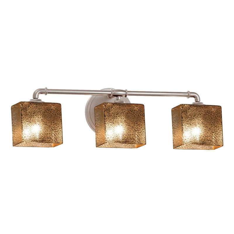 Justice Designs FSN-8463-55-MROR-NCKL-LED3-2100 LED Bath Bar, Brushed Nickel