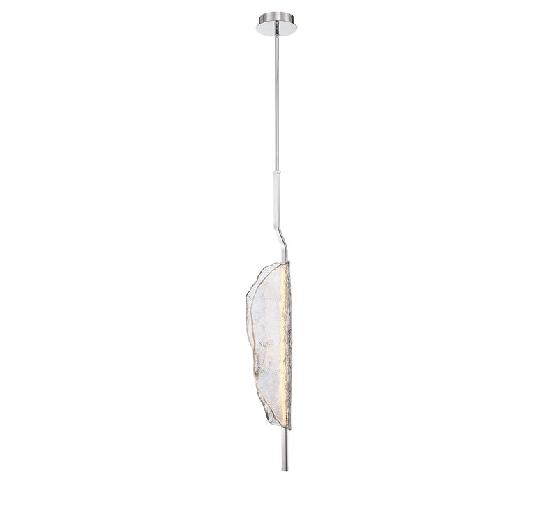 Lib & Co. 12114-017 LED Pendant, Chrome