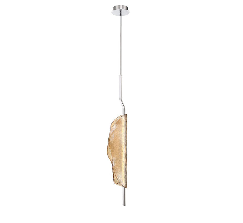 Lib & Co. 12114-018 LED Pendant, Chrome