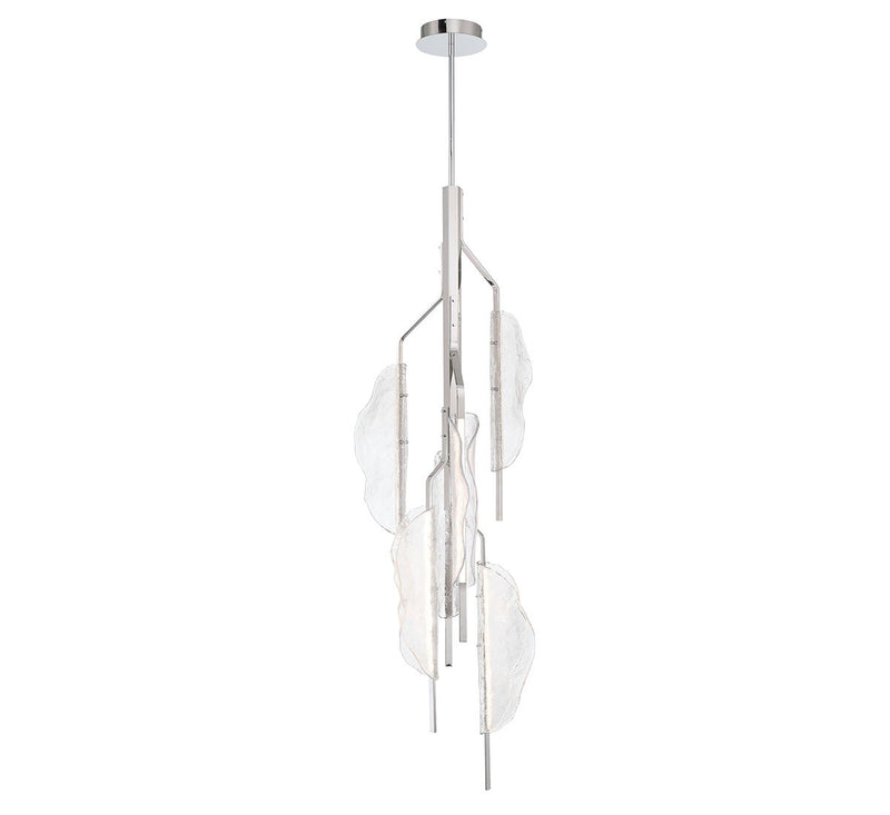 Lib & Co. 12116-017 LED Chandelier, Chrome