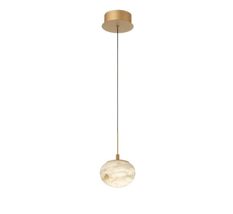 Lib & Co. 12119-030 LED Pendant, Painted Antique Brass