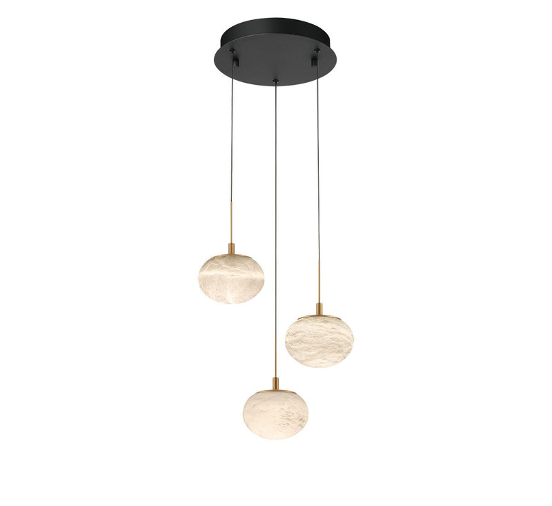 Lib & Co. 12120-02 LED Pendant, Matte black