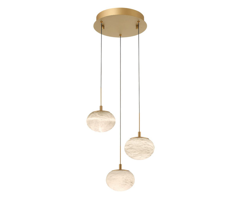 Lib & Co. 12120-030 LED Pendant, Painted Antique Brass