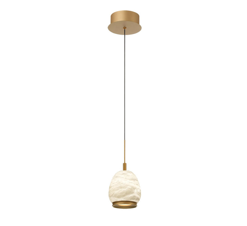 Lib & Co. 12135-030 LED Pendant, Painted Antique Brass