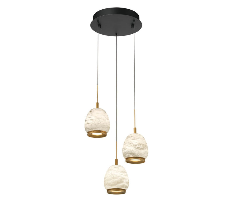 Lib & Co. 12136-02 LED Pendant, Matte Black