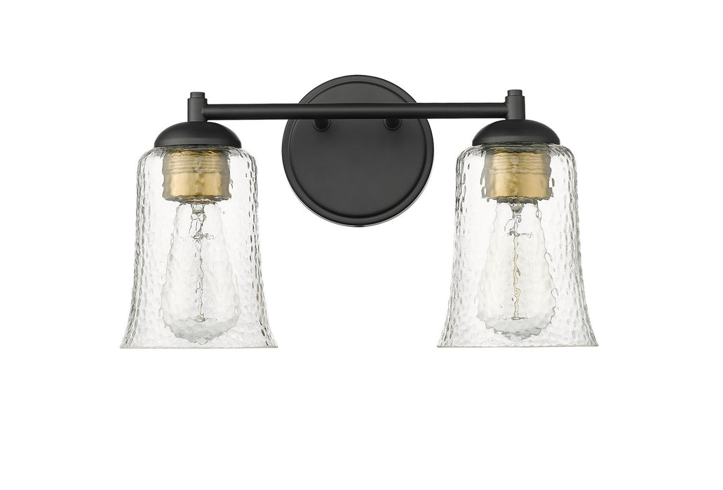 Millennium 10102-MB Two Light Vanity, Matte Black