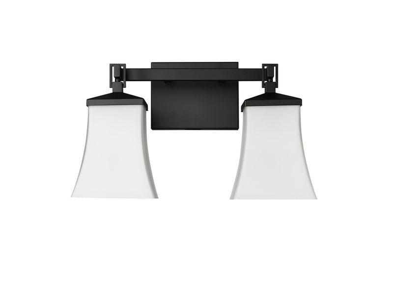 Millennium 10202-MB Two Light Vanity, Matte Black