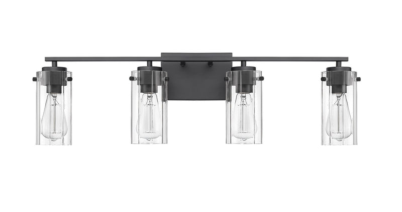 Millennium 10304-MB Four Light Vanity, Matte Black