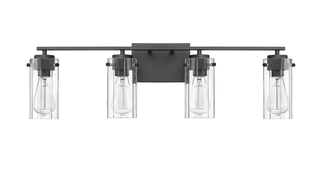 Millennium 10304-MB Four Light Vanity, Matte Black