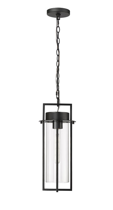 Millennium 10521-PBK One Light Outdoor Hanging Lantern, Powder Coated Black