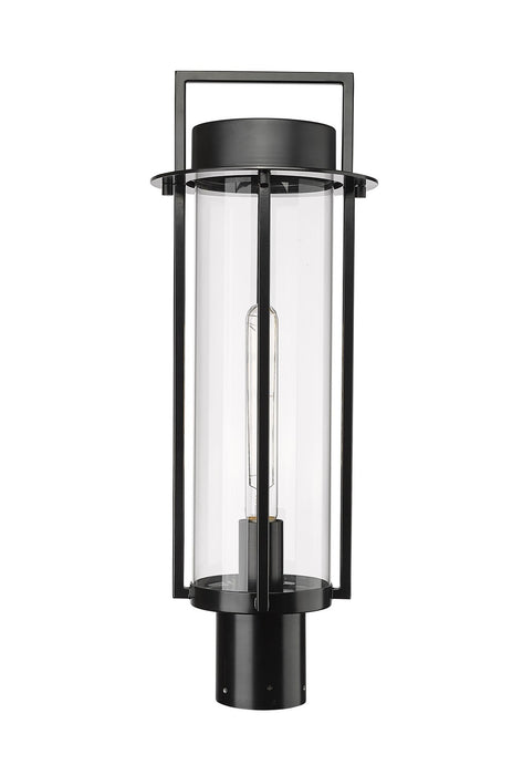 Millennium 10531-PBK One Light Outdoor Post Lantern, Powder Coated Black