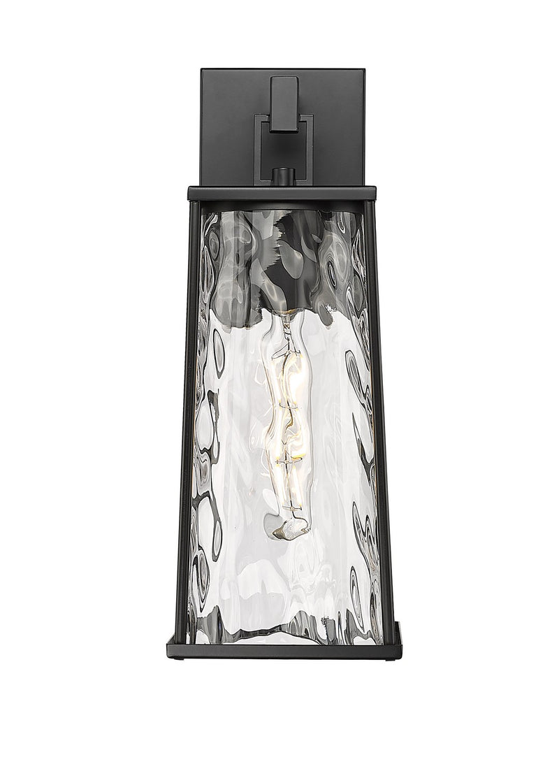 Millennium 10601-PBK One Light Outdoor Wall Sconce, Powder Coated Black
