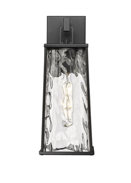 Millennium 10601-PBK One Light Outdoor Wall Sconce, Powder Coated Black
