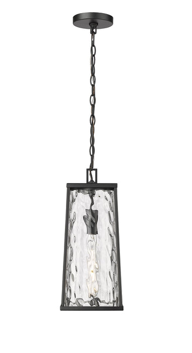 Millennium 10621-PBK One Light Outdoor Hanging Lantern, Powder Coated Black