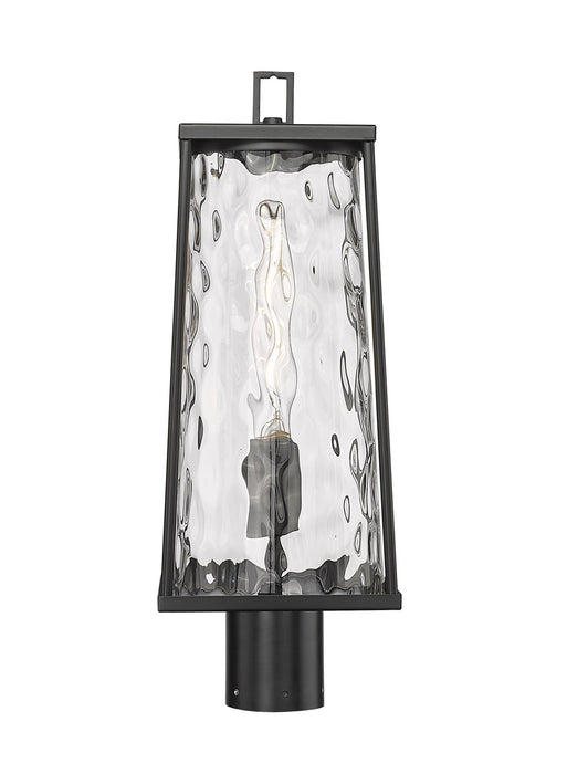 Millennium 10631-PBK One Light Outdoor Post Lantern, Powder Coated Black