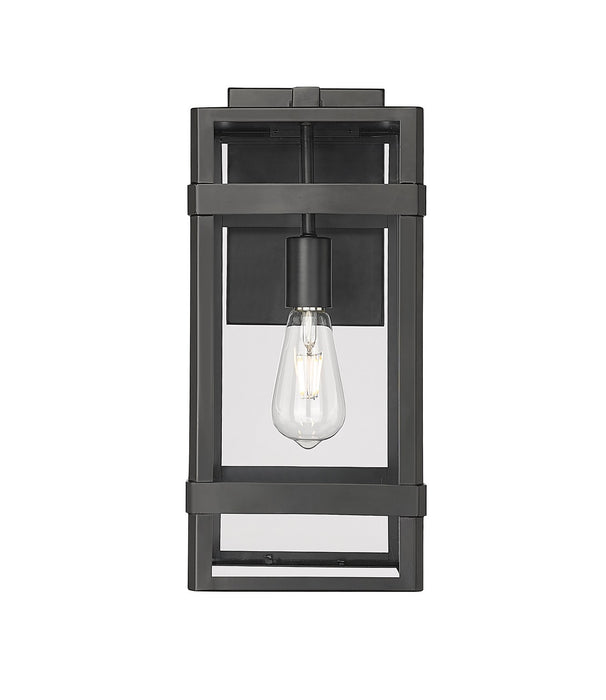 Millennium 10711-PBK One Light Outdoor Wall Sconce, Powder Coated Black