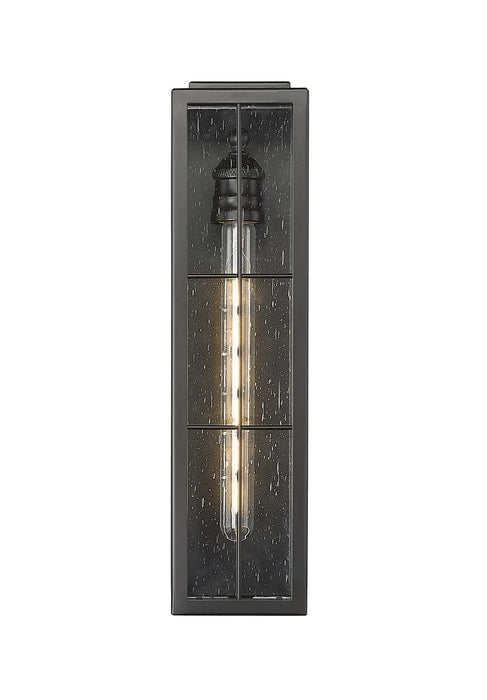 Millennium 10801-PBK One Light Outdoor Wall Sconce, Powder Coated Black
