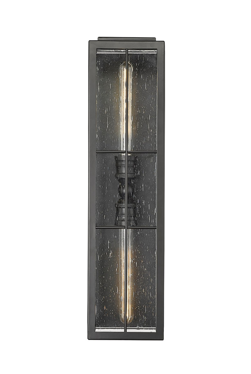 Millennium 10812-PBK Two Light Outdoor Wall Sconce, Powder Coated Black
