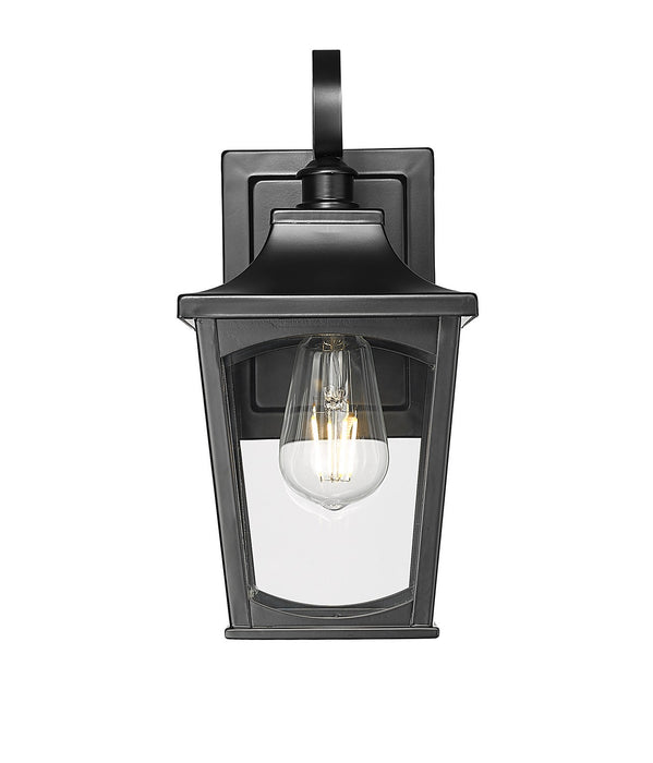Millennium 10901-PBK One Light Outdoor Wall Sconce, Powder Coated Black