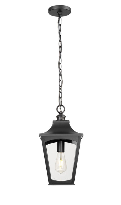 Millennium 10931-PBK One Light Outdoor Hanging Lantern, Powder Coated Black