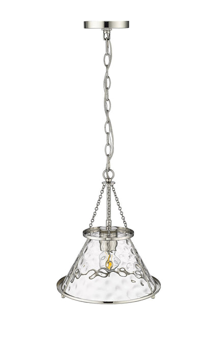 Millennium 13501-PN One Light Pendant, Polished Nickel