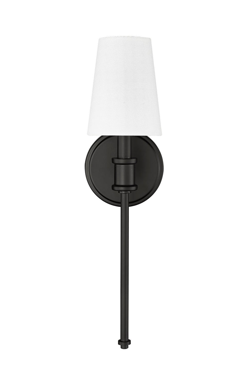 Millennium 16101-MB One Light Wall Sconce, Matte Black