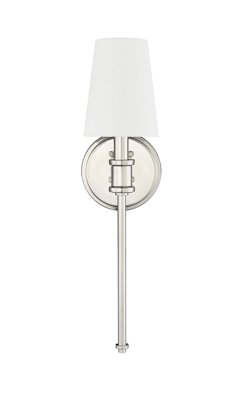 Millennium 16101-PN One Light Wall Sconce, Polished Nickel