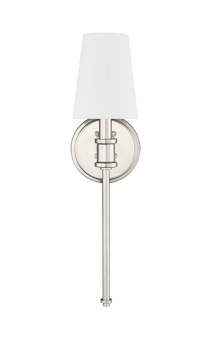 Millennium 16101-PN One Light Wall Sconce, Polished Nickel