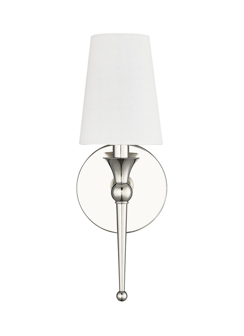 Millennium 17101-PN One Light Wall Sconce, Polished Nickel