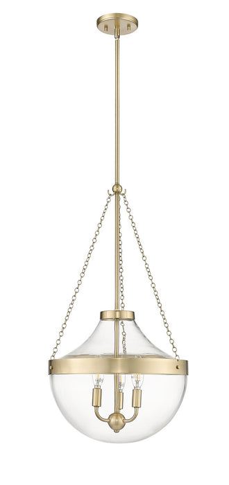 Millennium 20103-MG Three Light Pendant, Modern Gold