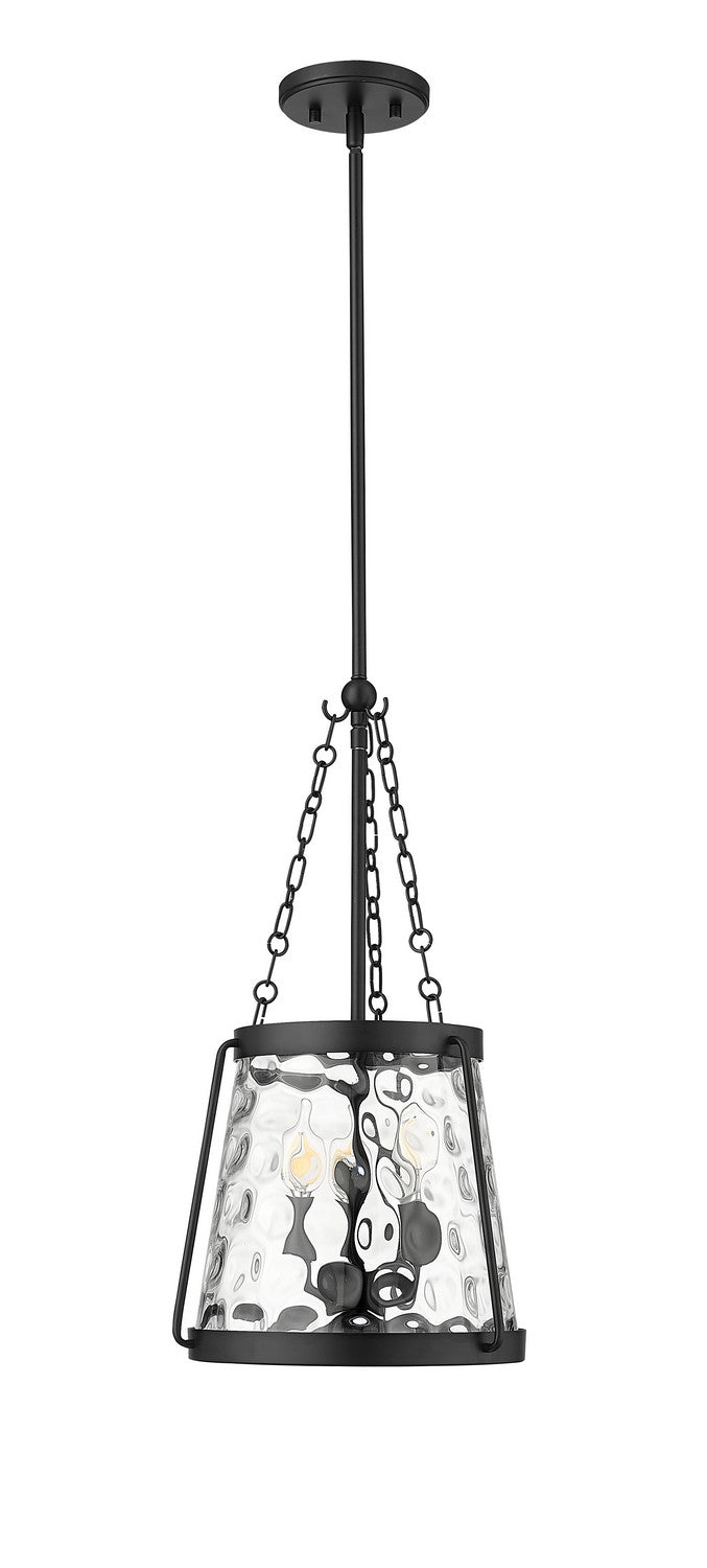 Millennium 20403-MB Three Light Pendant, Matte Black